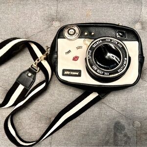 Unique Betsy Johnson camera purse.